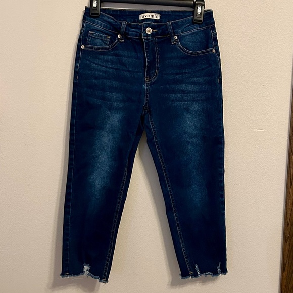 LUVAMI Women’s Denim Capris, LIKE NEW, Size Small - Picture 1 of 7